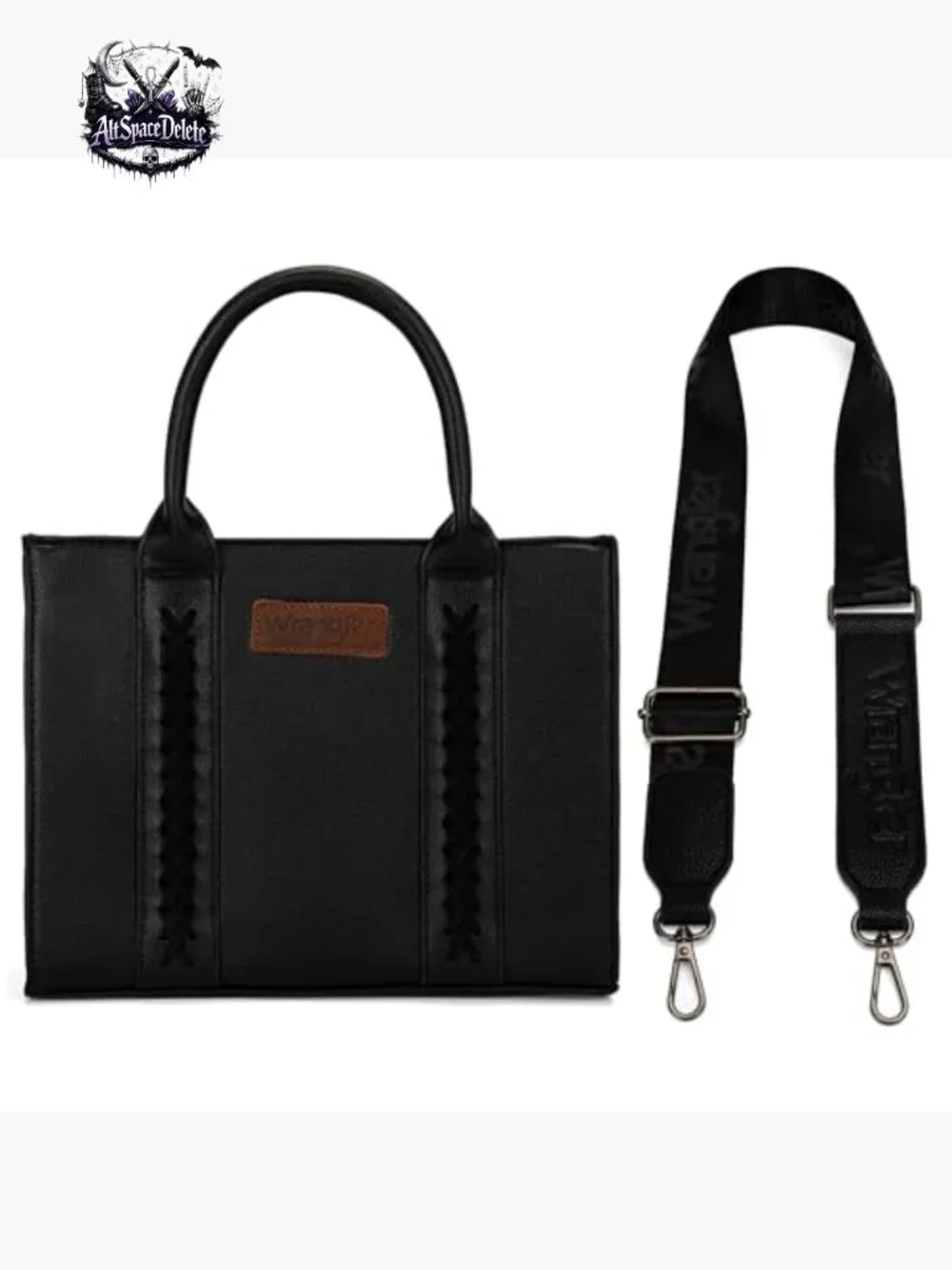 Medium Tote Bag with Adjustable Strap, Zipper Closure, Faux Leather - Picture 4 of 7